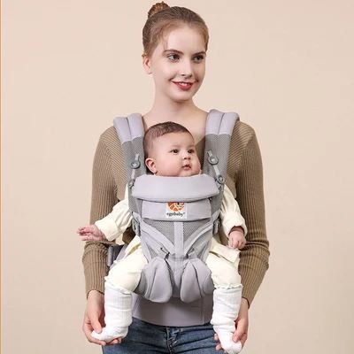 Porte Bébé - BreathBabyBag™ - Gris - Bébé Aventure
