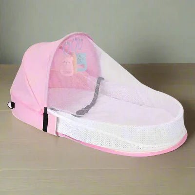 Berceau de Voyage - BabyNest™ - Rose - Bébé Aventure