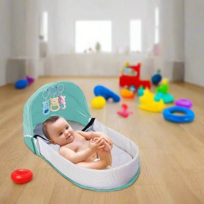 Berceau de Voyage - BabyNest™ - Vert - Bébé Aventure