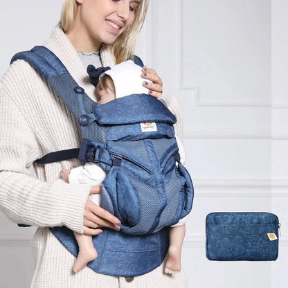 Porte Bébé - BreathBabyBag™ - Bleuprint - Bébé Aventure