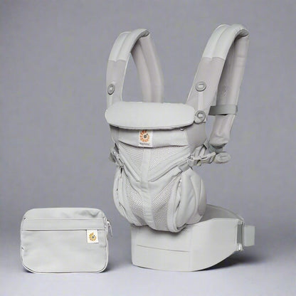 Porte Bébé - BreathBabyBag™ - Gris - Bébé Aventure