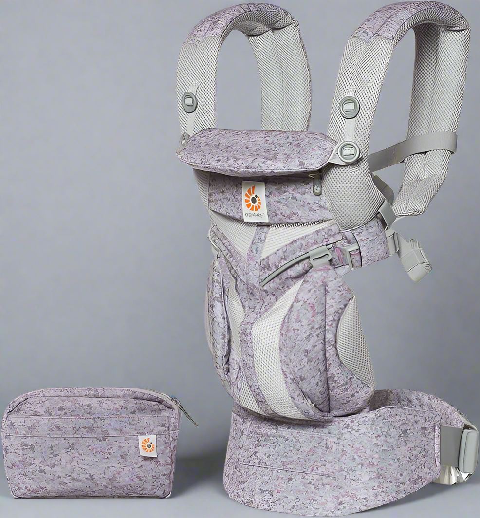 Porte Bébé - BreathBabyBag™ - Mauve Lavande - Bébé Aventure