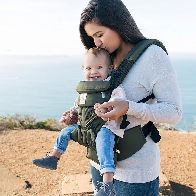 Porte Bébé - BreathBabyBag™ - Vert Olive - Bébé Aventure