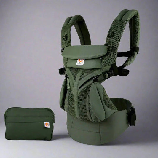 Porte Bébé - BreathBabyBag™ - Vert Olive - Bébé Aventure