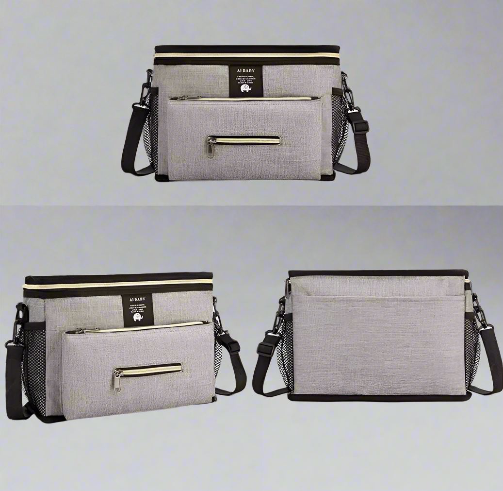 Sac à Langer - BabyTravel™ - Gris - Bébé Aventure