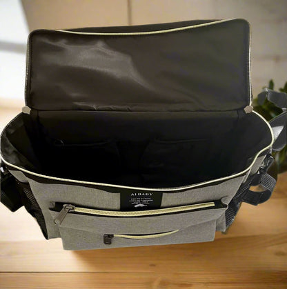 Sac à Langer - BabyTravel™ - Gris - Bébé Aventure
