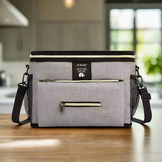 Sac à Langer - BabyTravel™ - Gris - Bébé Aventure